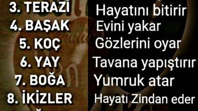 Burçlar sinirlenince ne yapar?