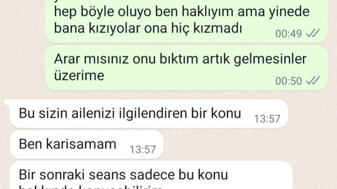 Psikoloğum neden böyle söyledi?