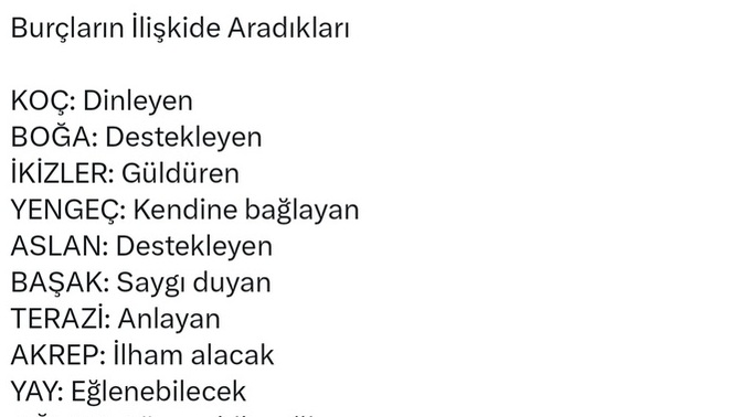 Burcuna göre ilişkide nasıl birisini arıyorsun?