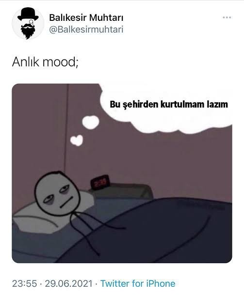 Anlık modunuz nedir?