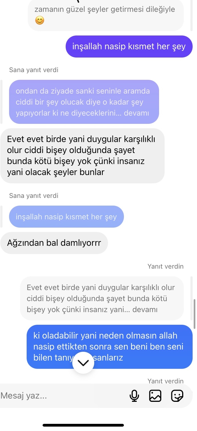 Bu mesajları yazan insan 2 gündür neden hiç yazmaz amacı ne olabilir?