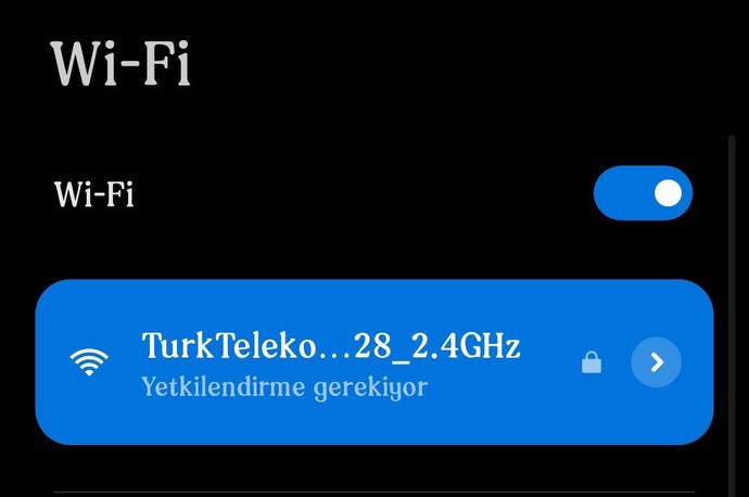 Wifi bozuldu yardimmm?