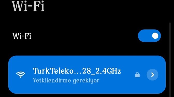 Wifi bozuldu yardimmm?