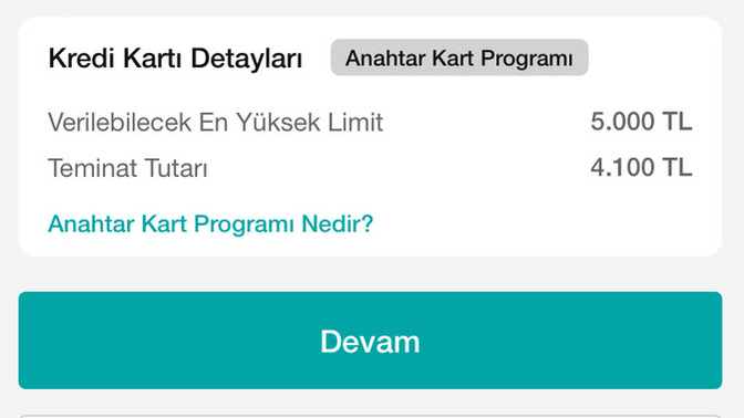 Kart cikaricaktim karsima bu cikti ne anlama geliyor acik anlatabilir misiniz?
