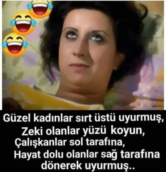 Ne şekilde uyursunuz ?