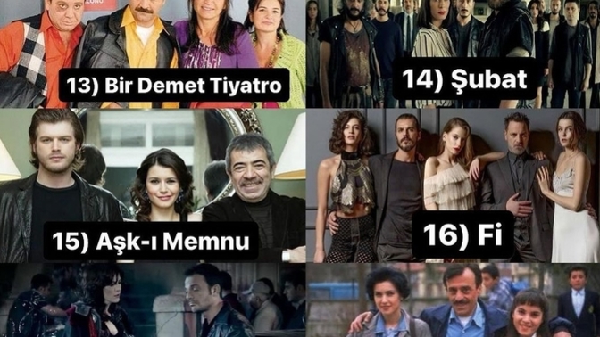 Türkiye'nin gelmiş geçmiş en iyi dizileri belirlendi! Senin favorin hangisi?