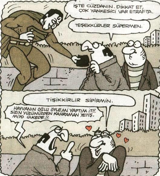 Nezaket deyince aklıma gelen en baba karikatür