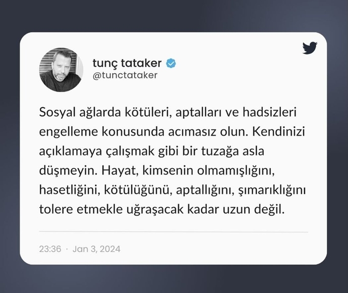 Engel atma konusunda acımasız mısın, umarsız mı?