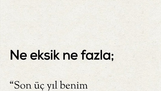 Son üç yıl sana ne kattı?