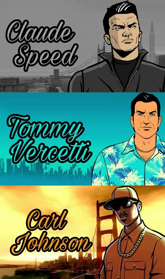 GTA serisinde en sevdiğiniz üçlü karakterler kimlerdir?