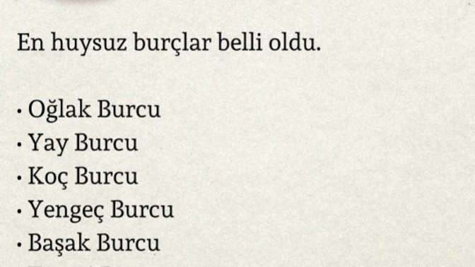 En huysuz burçlar belli olmuş siz bu listenin içinde misiniz?