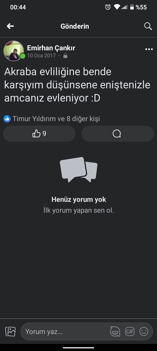 Akraba evliliğine karsi misin ki?