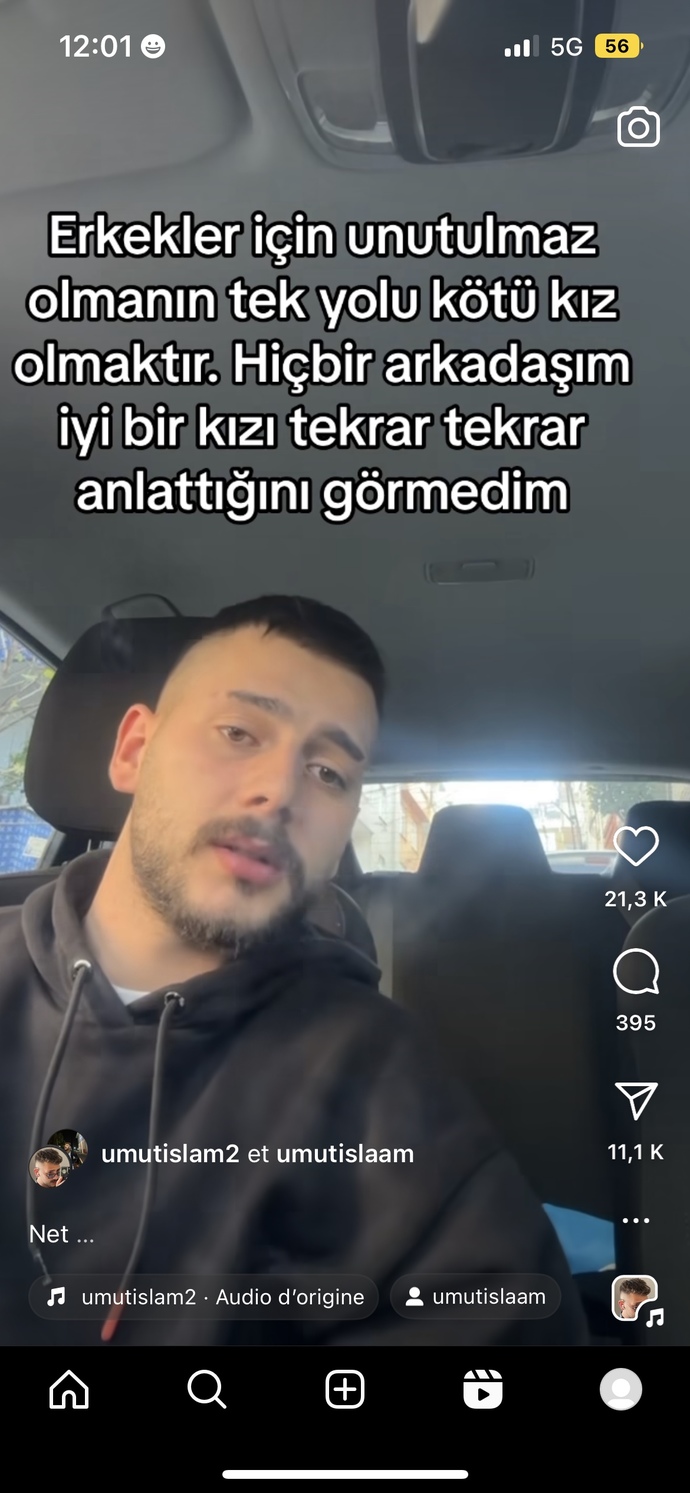 Bu doğru mu erkekler? kötü kiz ki olmak gerekir öyle mi seviyorsunuz?