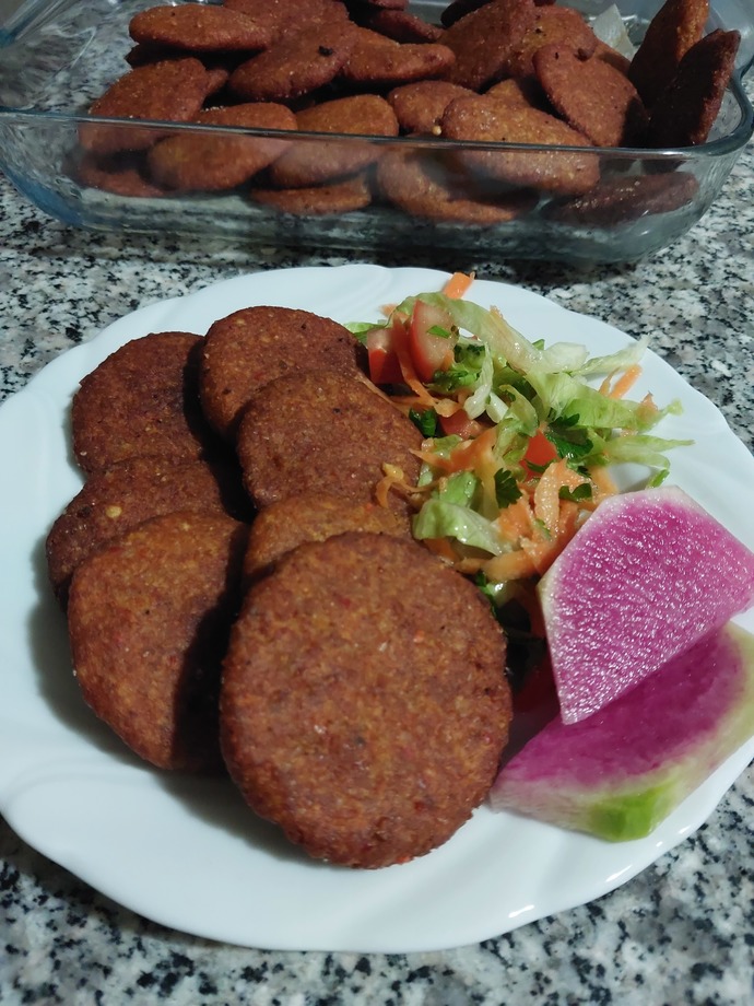 Tavuklu bulgur (simit) köftesini denediniz mi?