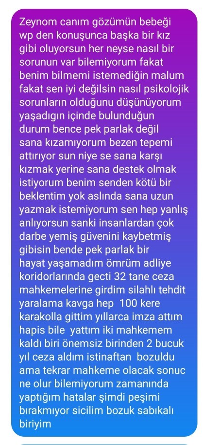 Sevdiğim kıza bunlara yazdım geri sildim?