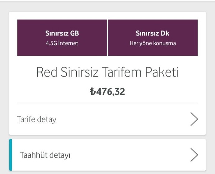 Kaç GB internet paketi kullanıyorsunuz?