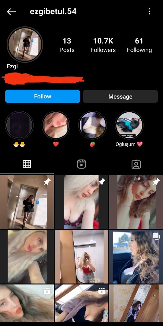 Bir erkek böyle bir kızı neden takip eder?