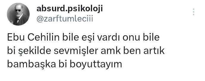 Size aşık olan var mı bi ebu cehil olmadım ben?