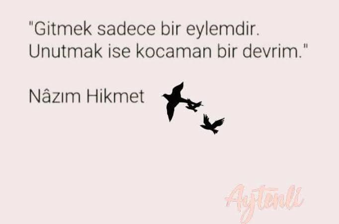 Unutmak istediğiniz bir şey var mı?