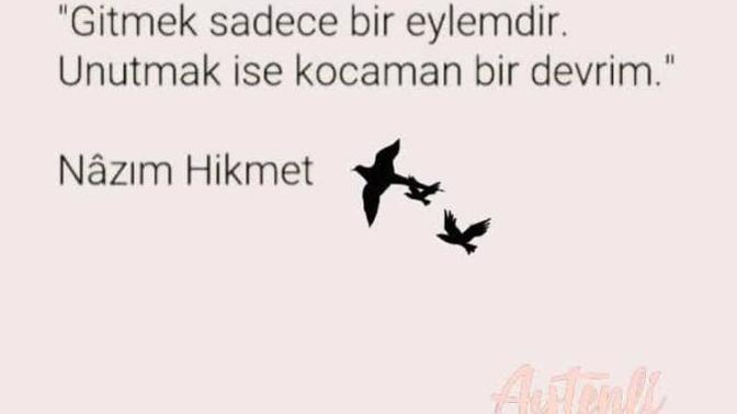 Unutmak istediğiniz bir şey var mı?