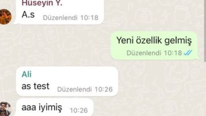 En son kime mesaj attınız ve mesajın içeriği neydi?