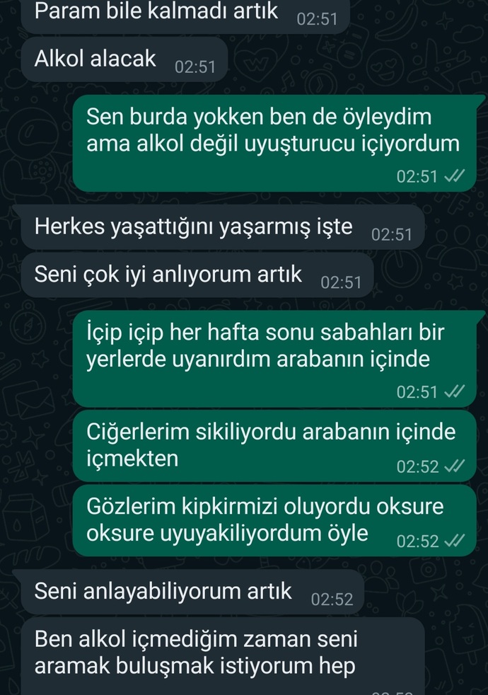 Herkes yaşattığını, yaşamadan ölmez mi?