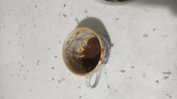 Kahve falından anlayan?