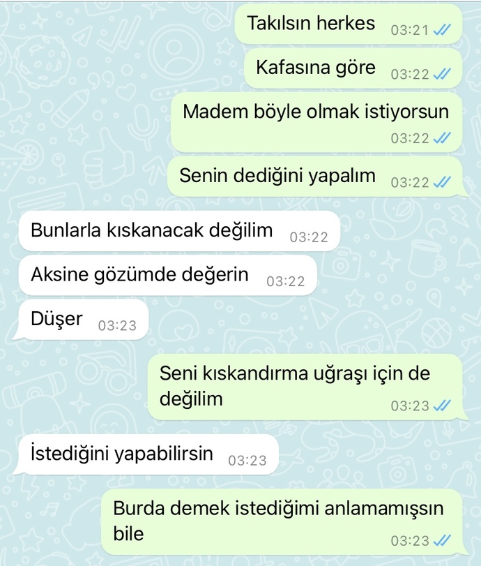 Bu konuşmalardan ne anlıyorsunuz? Çocuk ne yapmaya çalışıyor?
