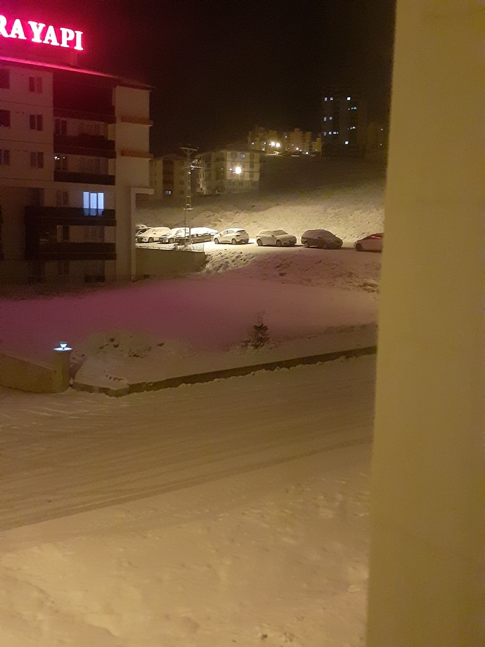 Yaşadığınız yere kar yağmış mı❄️?