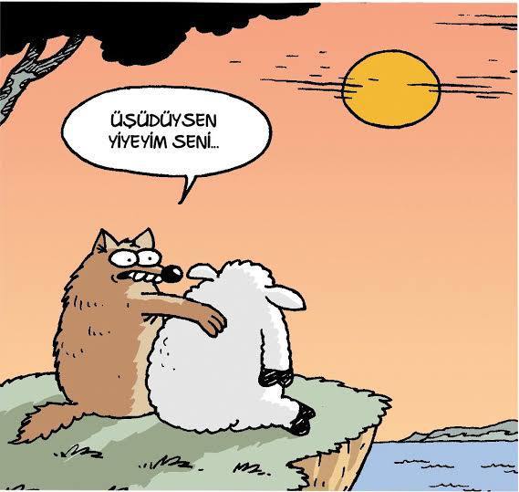 Eniştenize üşüyorum diyorum, "ben Cemal Süreya değilim ki, iki kat fazla seveyim kalın giyinseydin" diyor. Bu adamla ömür geçer mi?