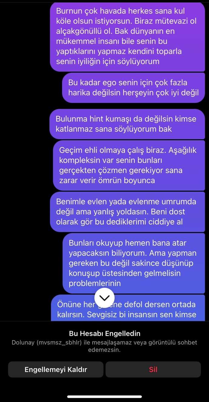Konuşmaları okuyup yorum yapar mısınız?