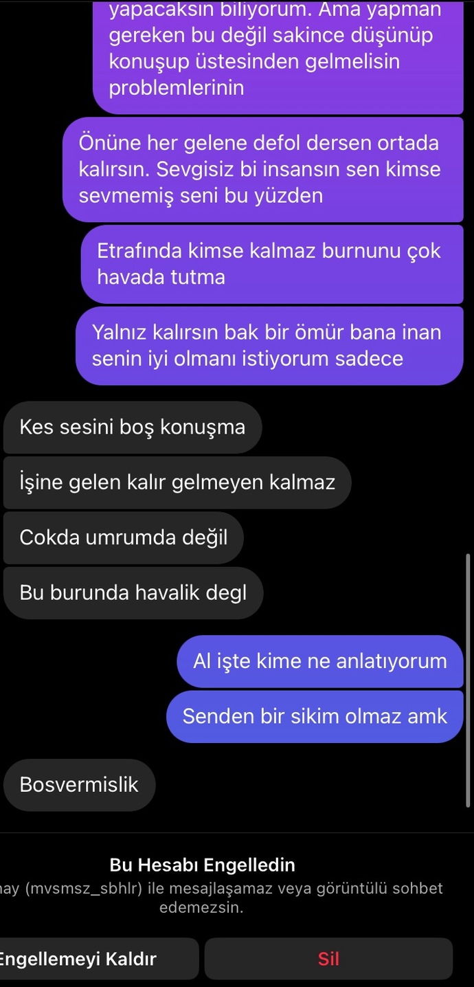 Konuşmaları okuyup yorum yapar mısınız?