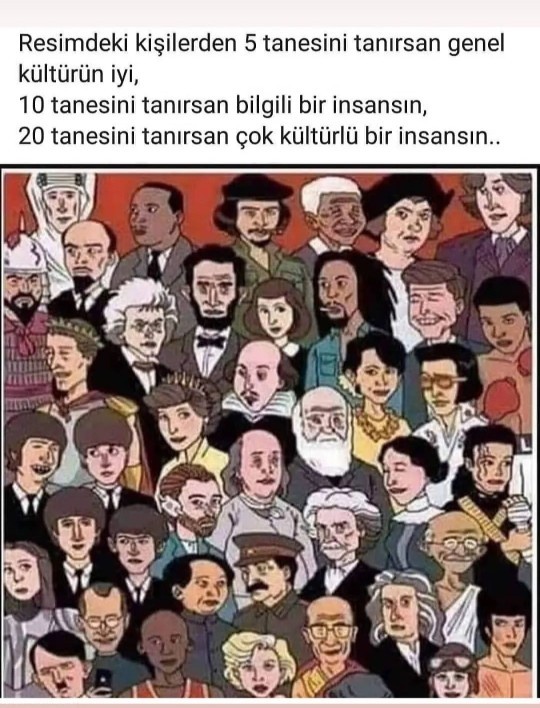Fotoğrafta Kaç ünlü bulabildiniz veya buldunuz ama adı aklınıza gelmeyen?
