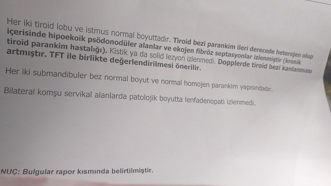 Tiroid ultrasonum?