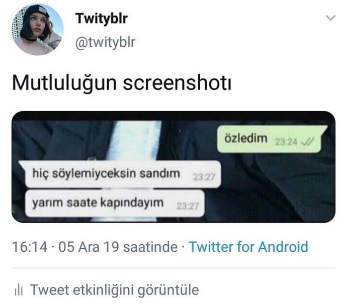 Özledim diyen sevgilinin kapısına gider misin?