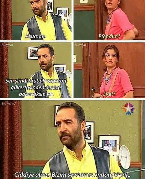 En sevdiğiniz dizi film repliği nedir?