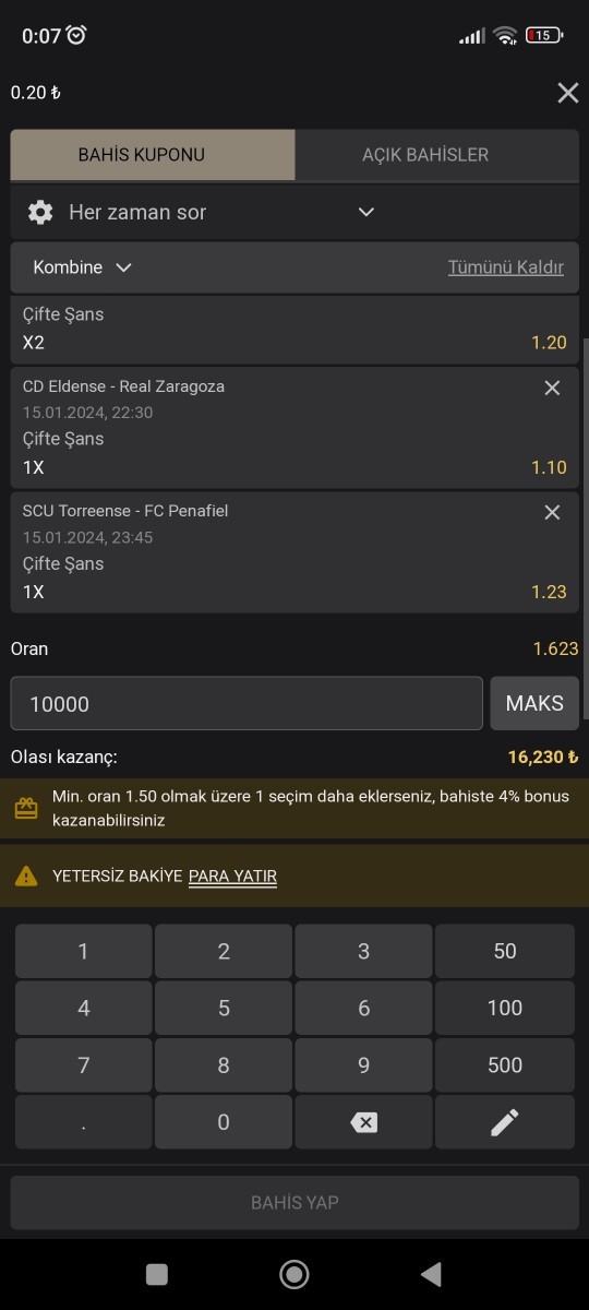 Sizce gelecek mi bu kupon?