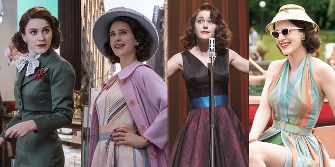 The Marvelous Mrs. Maisel, Rachel Brosnahan'ın kostümleri de muhteşemdi