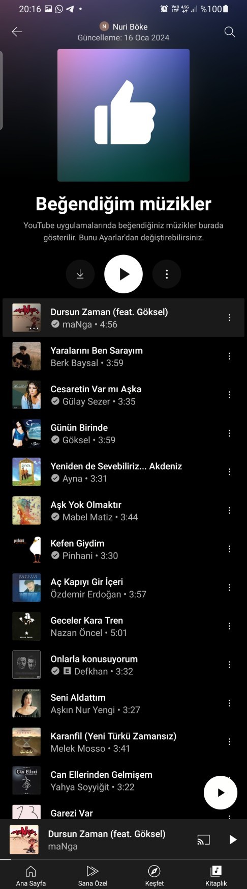 Dinlenecek güzel şarkılar öneririmisiniz?