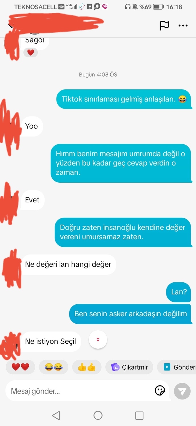 Hiç mi duygu yok bunda?