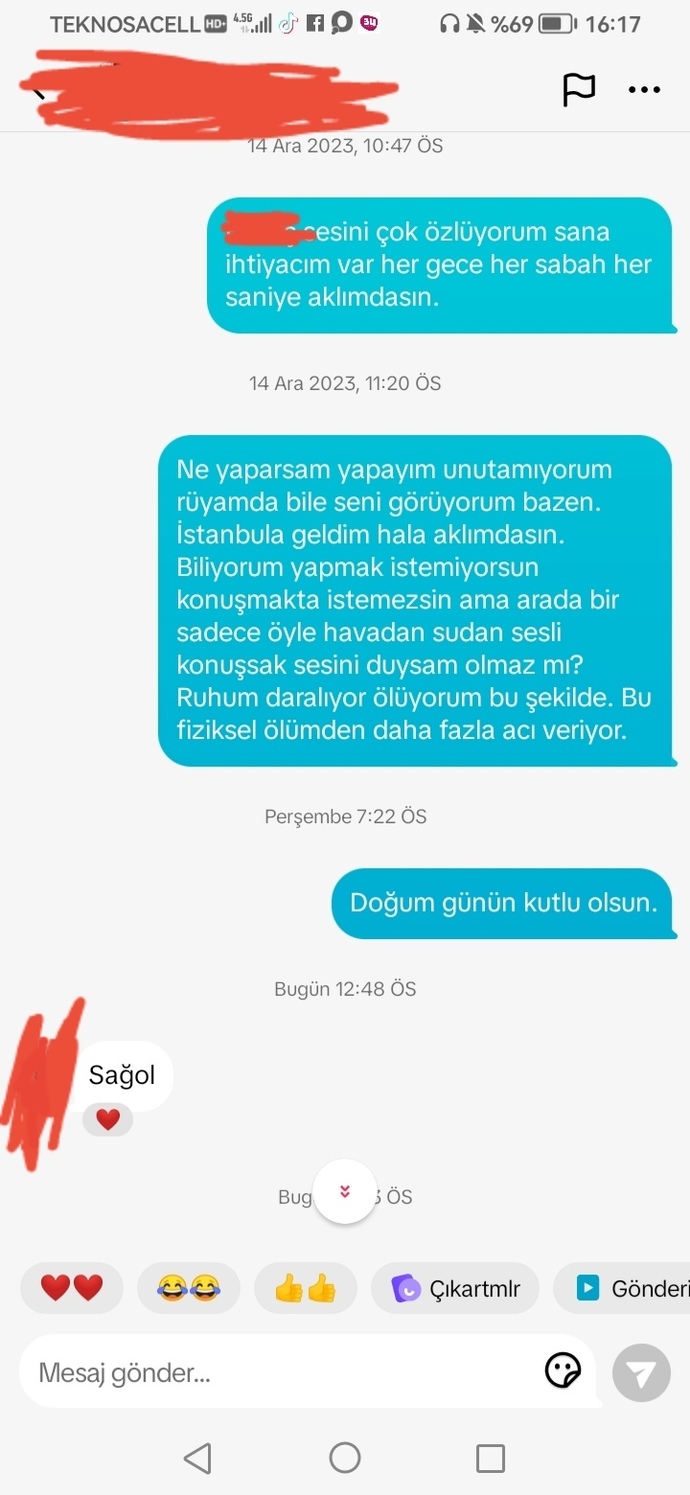 Hiç mi duygu yok bunda?