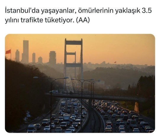 Trafikte kaç saat kalıyorsunuz?