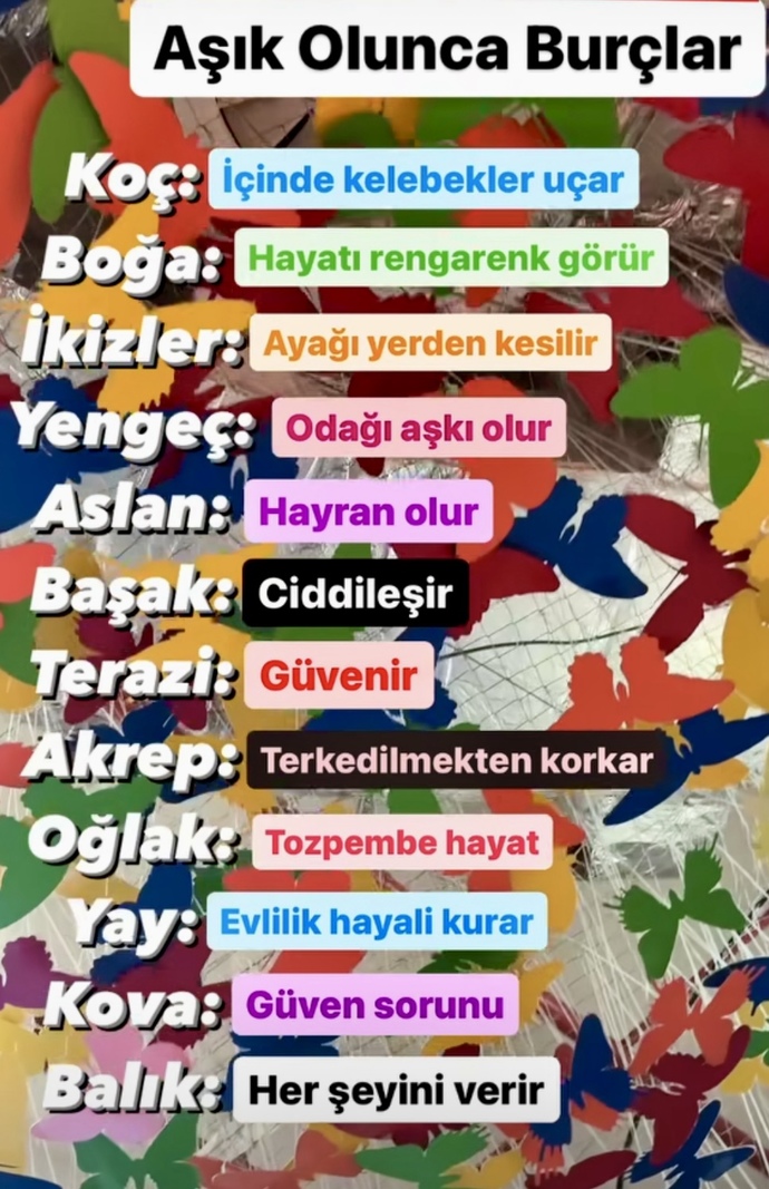 Aşık olunca burçlar nasıldır? Peki aşık olunca sen nasılsın?
