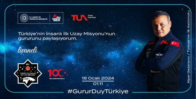 Türkiye’nin insanlı ilk uzay görevinde "Uzay Hatıra Bileti" oluşturma aktif edildi! Bilet almak ister misiniz?
