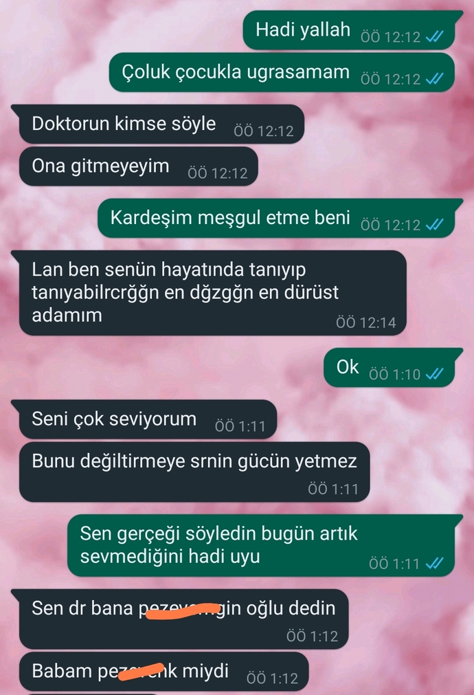 Geçmişte ya da şuanda sevdiğin kişiye yazdığın duygu yüklü bir mesajı bizimle paylaşır mısın?