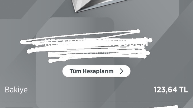 Banka hesabınızda ne kadar var?