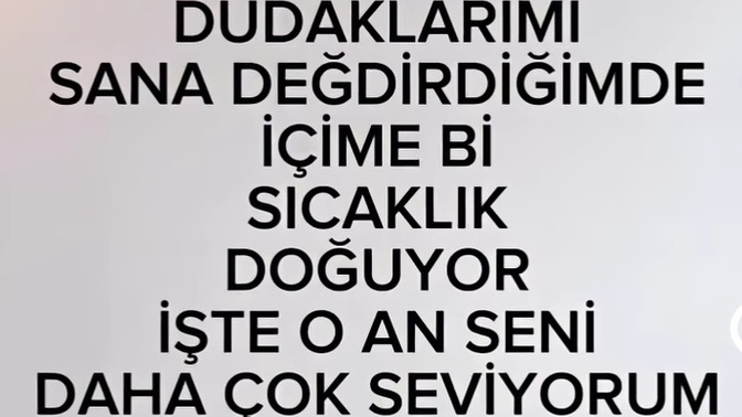 Sevdiğiniz kişiden daha çok neyi seversiniz?