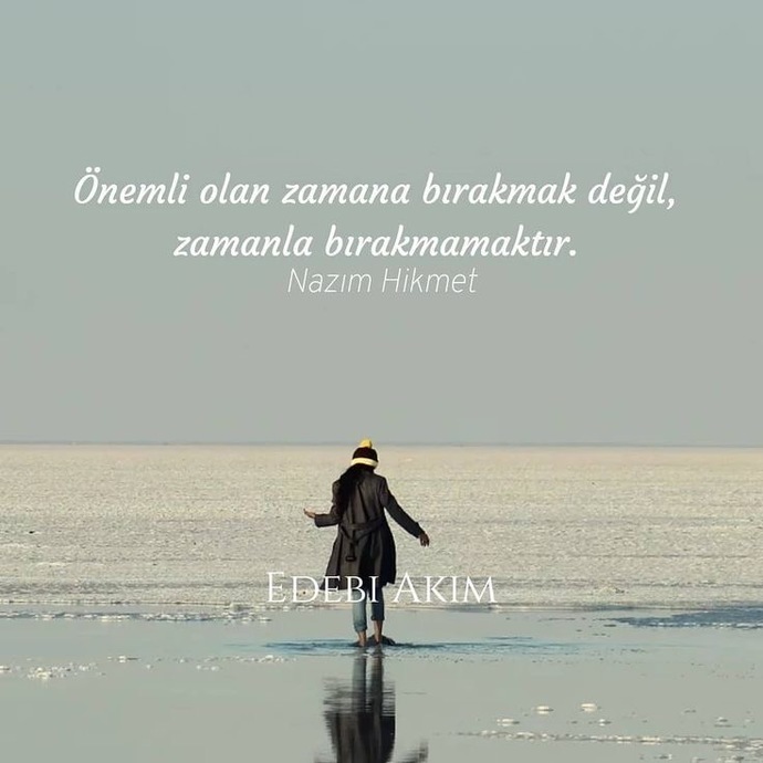Bir şeyleri zamana bıraktınız ve sonra ne oldu?