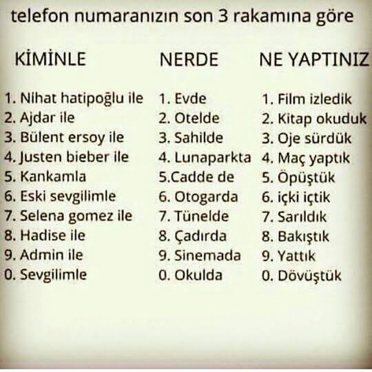 Hadi bakalım biraz eğlenelim o zaman😎?