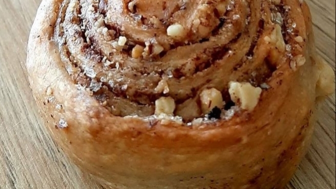 Cevizli tarçınlı çörek yaptım nasıl olmuş?